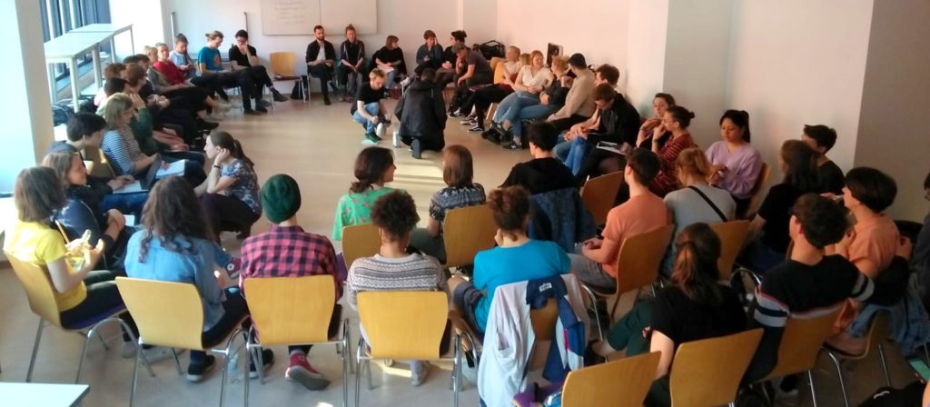 Die Students for Future Bewegung beim Gründungstreffen in Leipzig