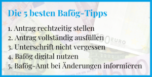 Die 5 besten Bafög-Tipps